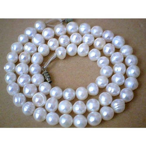 SUPERB QUALITY & BEAUTIFUL 7-8MM FW PEARL NECKLACE 50CM